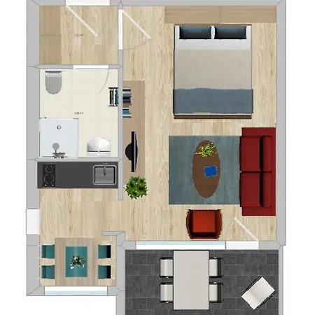 Kleiner Wilder Apartment